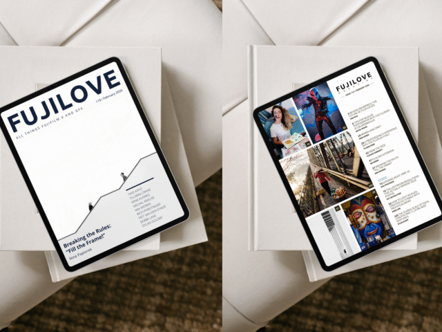 Cover and article series in FUJILOVEMAG 02.2026