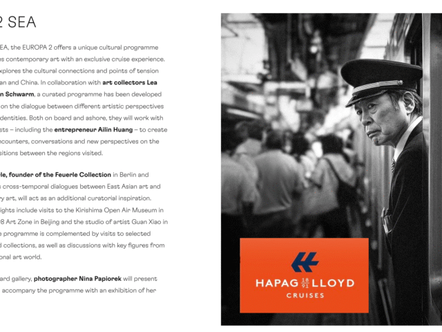Participation in the ART2SEA project by HAPAG LLOYD